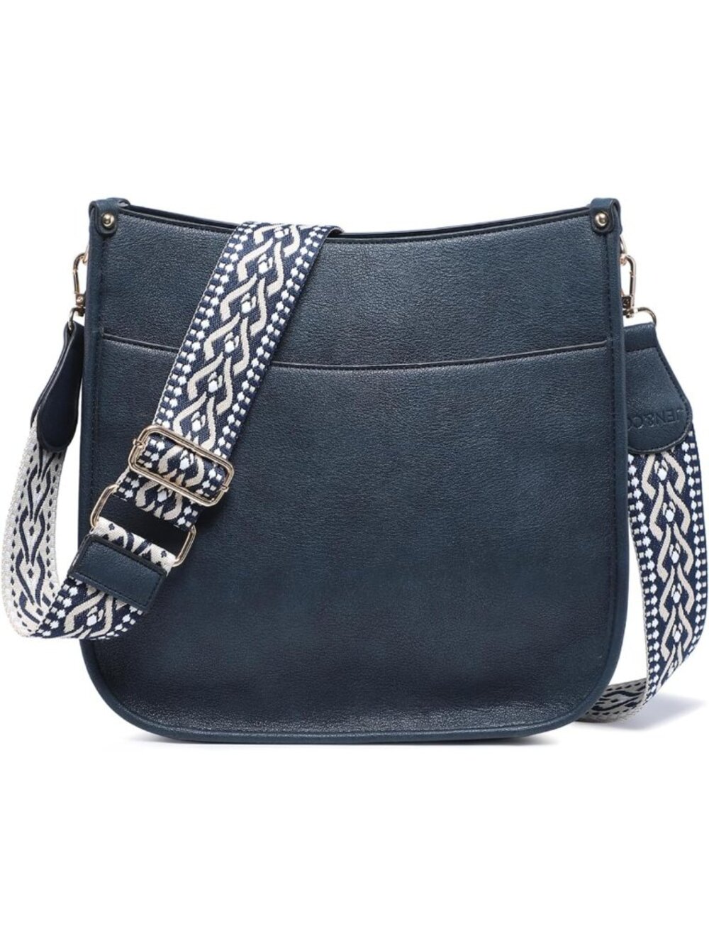 Trendy Women's Crossbody Bag, Stylish Hobo Purse with Wide Shoulder Strap
